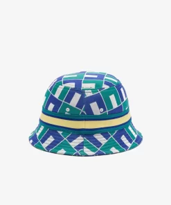 Lacoste Caps & Hats-Interlock Jacquard Patterned Bucket Hat