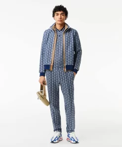 Lacoste Trousers & Shorts-Jacquard Monogrammed Paris Tracksuit Bottoms