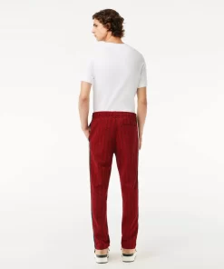 Lacoste Trousers & Shorts-Jacquard Monogrammed Paris Tracksuit Bottoms