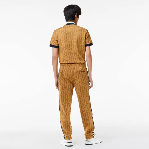 Lacoste Trousers & Shorts-Jacquard Monogrammed Paris Tracksuit Bottoms