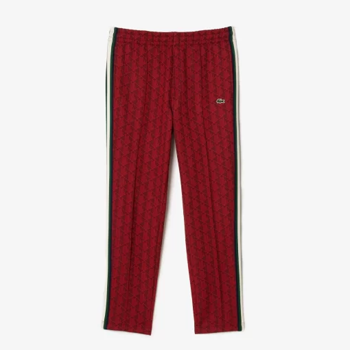 Lacoste Trousers & Shorts-Jacquard Monogrammed Paris Tracksuit Bottoms