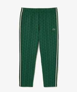 Lacoste Trousers & Shorts-Jacquard Monogrammed Paris Tracksuit Bottoms