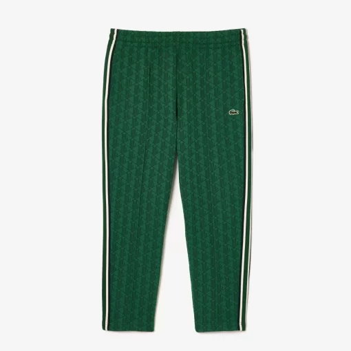 Lacoste Trousers & Shorts-Jacquard Monogrammed Paris Tracksuit Bottoms