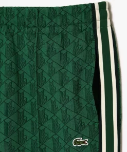 Lacoste Trousers & Shorts-Jacquard Monogrammed Paris Tracksuit Bottoms