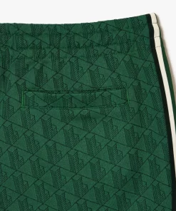 Lacoste Trousers & Shorts-Jacquard Monogrammed Paris Tracksuit Bottoms