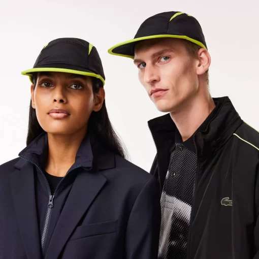 Lacoste Caps & Hats-Jockey Cap With Contrast Cutouts