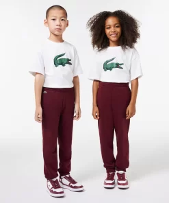 Lacoste Girl Clothing-Jogger Track Pants With Crocodile Badge