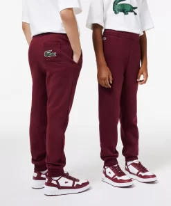 Lacoste Girl Clothing-Jogger Track Pants With Crocodile Badge