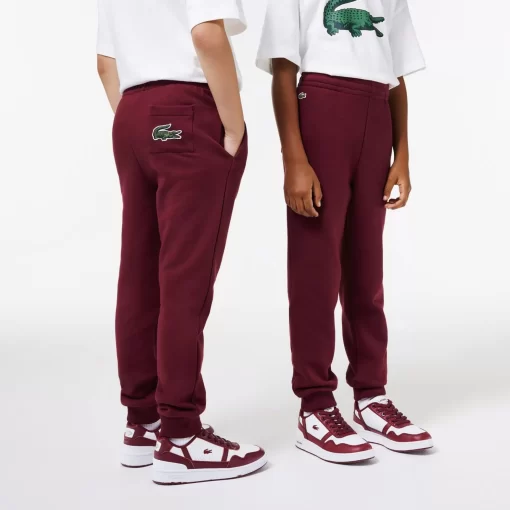 Lacoste Girl Clothing-Jogger Track Pants With Crocodile Badge