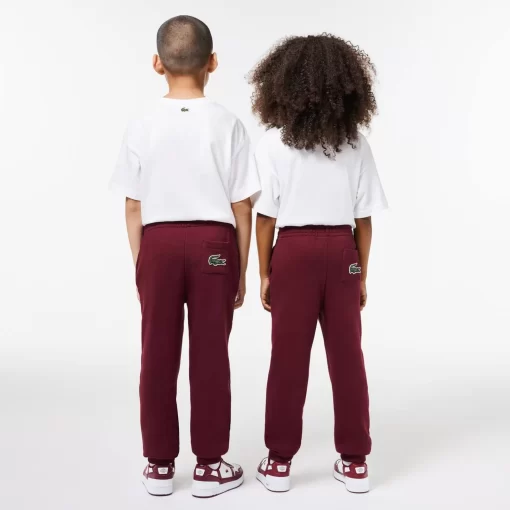 Lacoste Girl Clothing-Jogger Track Pants With Crocodile Badge