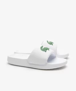 Lacoste Shoes-Juniors' Croco 1.0 Synthetic Slides