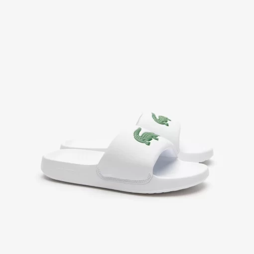 Lacoste Shoes-Juniors' Croco 1.0 Synthetic Slides