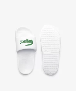 Lacoste Shoes-Juniors' Croco 1.0 Synthetic Slides