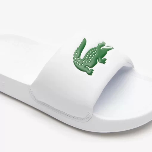 Lacoste Shoes-Juniors' Croco 1.0 Synthetic Slides