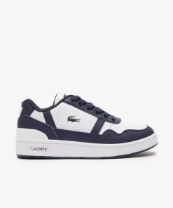 Lacoste Shoes-Juniors' T-Clip Synthetic Trainers