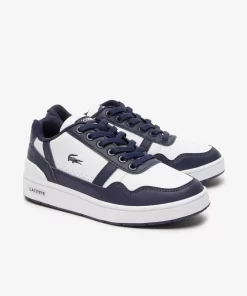 Lacoste Shoes-Juniors' T-Clip Synthetic Trainers