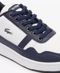 Lacoste Shoes-Juniors' T-Clip Synthetic Trainers