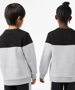 Lacoste Boy Clothing-Kids' Colourblock Sweatshirt In Organic Cotton Fleece