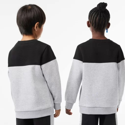 Lacoste Boy Clothing-Kids' Colourblock Sweatshirt In Organic Cotton Fleece