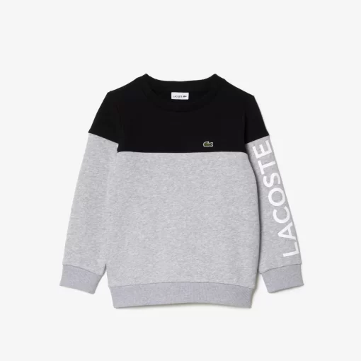 Lacoste Boy Clothing-Kids' Colourblock Sweatshirt In Organic Cotton Fleece