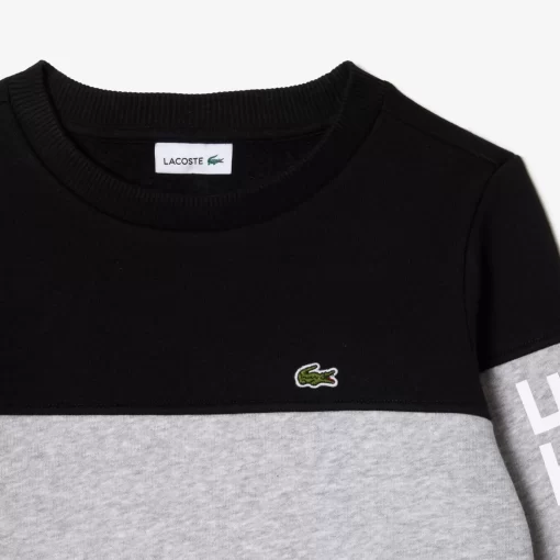 Lacoste Boy Clothing-Kids' Colourblock Sweatshirt In Organic Cotton Fleece