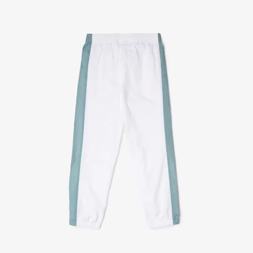 Lacoste Girl Clothing-Kids' Contrast Band Taffeta Trackpants