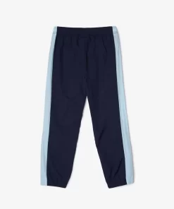 Lacoste Girl Clothing-Kids' Contrast Band Taffeta Trackpants