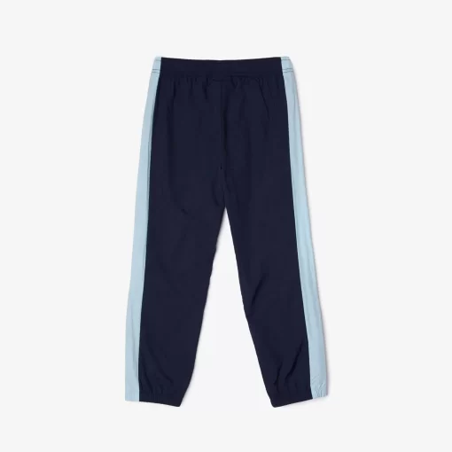 Lacoste Girl Clothing-Kids' Contrast Band Taffeta Trackpants