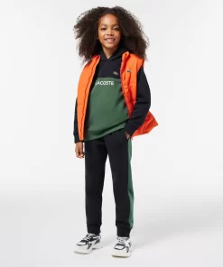 Lacoste Boy Clothing-Kids' Cotton Flannel Colourblock Hoodie