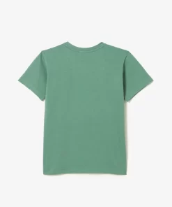 Lacoste Girl Clothing-Kids' Crew Neck Cotton Jersey T-Shirt