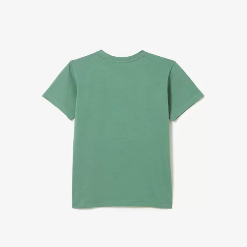 Lacoste Girl Clothing-Kids' Crew Neck Cotton Jersey T-Shirt