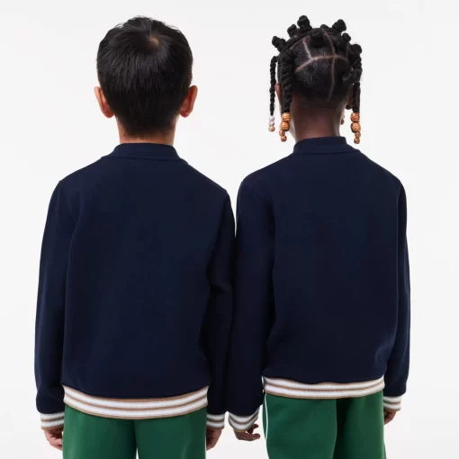 Lacoste Boy Clothing-Kids' Button-Down Fleece Sweatshirt