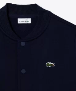 Lacoste Boy Clothing-Kids' Button-Down Fleece Sweatshirt