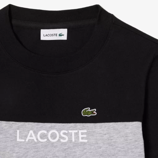 Lacoste Girl Clothing-Kids' Colourblock Organic Cotton Jersey T-Shirt