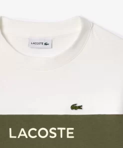 Lacoste Girl Clothing-Kids' Colourblock Organic Cotton Jersey T-Shirt