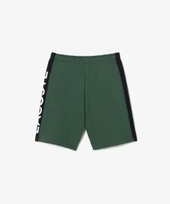 Lacoste Girl Clothing-Kids' Colour-Stripe Organic Cotton Shorts