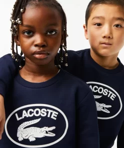 Lacoste Girl Clothing-Kids' Contrast Branded Colour-Block Sweatshirt