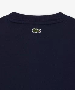 Lacoste Girl Clothing-Kids' Contrast Branded Colour-Block Sweatshirt