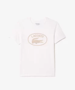 Lacoste Boy Clothing-Kids' Contrast Branded Cotton Jersey T-Shirt