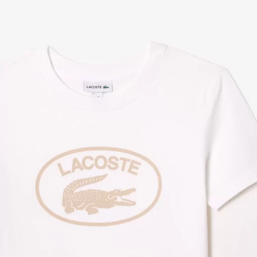 Lacoste Boy Clothing-Kids' Contrast Branded Cotton Jersey T-Shirt