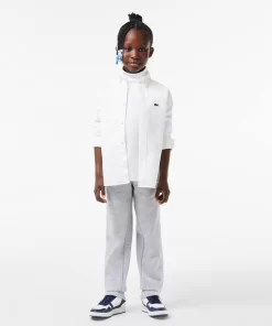 Lacoste Girl Clothing-Kids' Contrast Pocket Shirt