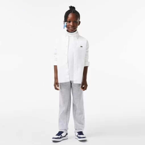 Lacoste Girl Clothing-Kids' Contrast Pocket Shirt