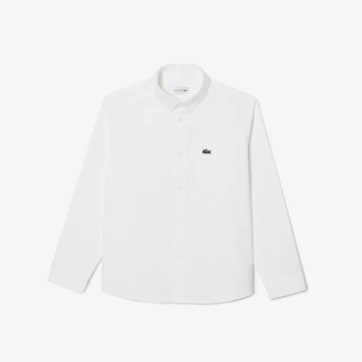 Lacoste Girl Clothing-Kids' Contrast Pocket Shirt