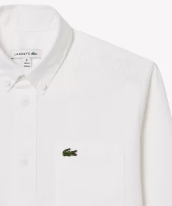 Lacoste Girl Clothing-Kids' Contrast Pocket Shirt