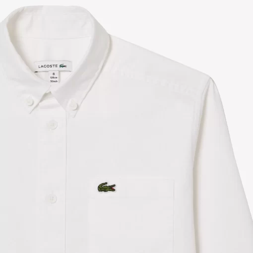 Lacoste Girl Clothing-Kids' Contrast Pocket Shirt