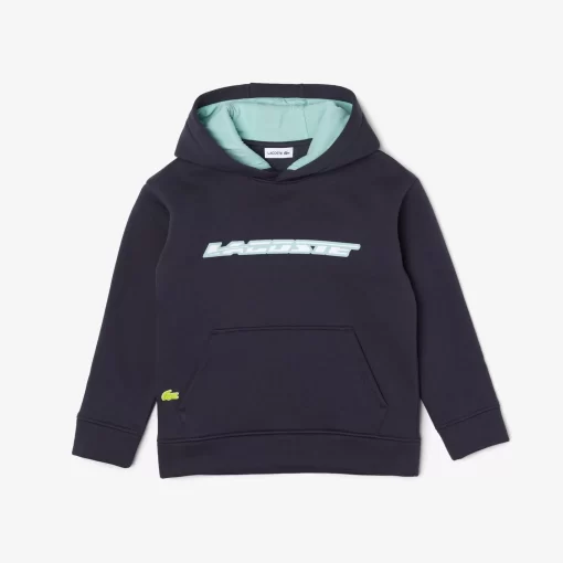 Lacoste Girl Clothing-Kids' Hoodie With Contrast Branding