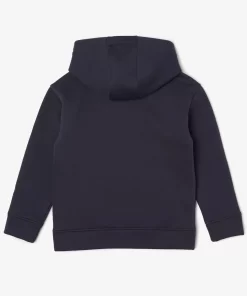 Lacoste Girl Clothing-Kids' Hoodie With Contrast Branding