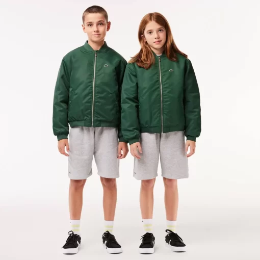 Lacoste Girl Clothing-Kids' Nylon Colour-Block Teddy Jacket