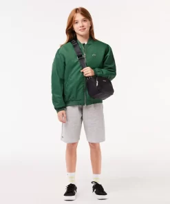 Lacoste Girl Clothing-Kids' Nylon Colour-Block Teddy Jacket