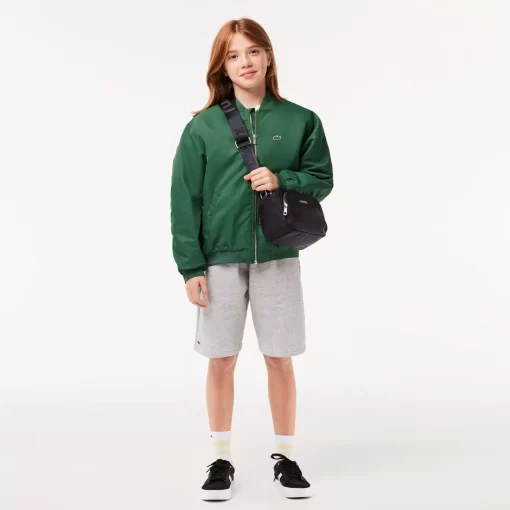 Lacoste Girl Clothing-Kids' Nylon Colour-Block Teddy Jacket